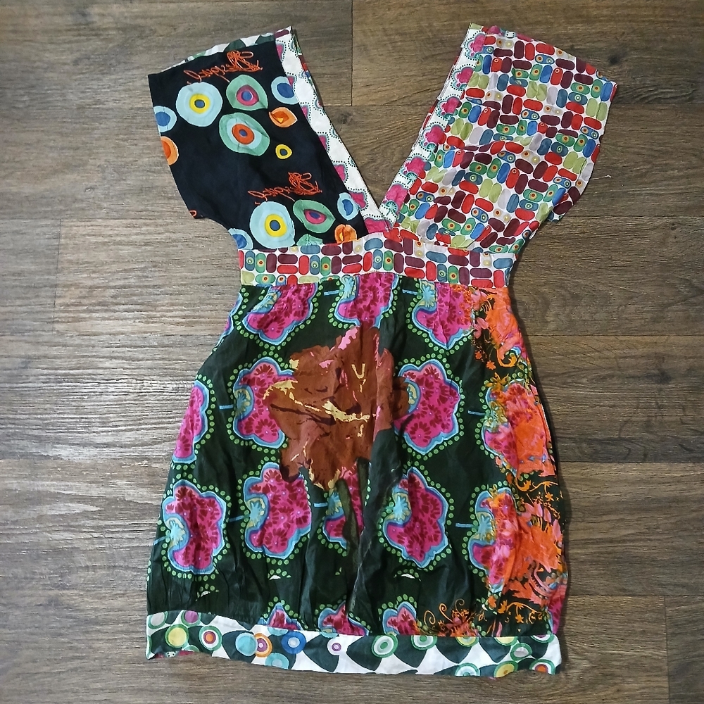 New Desigual Vestido Chica Dress.
